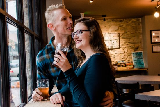 Broken Window Brewing Engagement Session