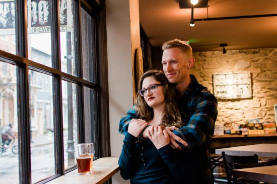 Broken Window Brewing Engagement Session