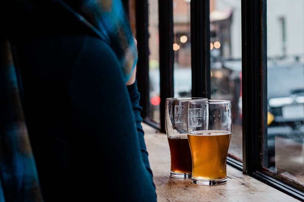 Broken Window Brewing Engagement Session