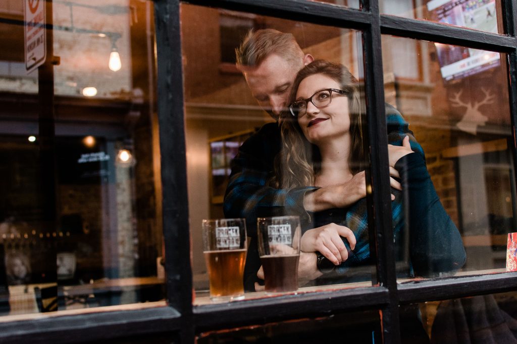 Broken Window Brewing Engagement Session