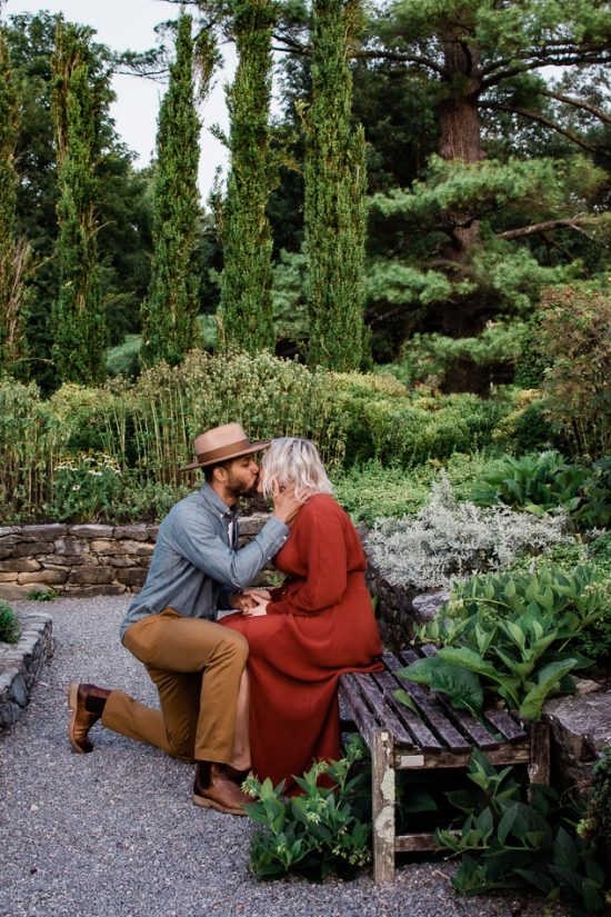 Romantic-golden hour-green-house-engagement-session-Blandy-Farms-Boyce-Virginia