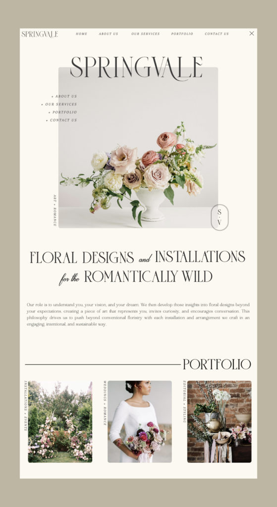 Springvale Floral Website