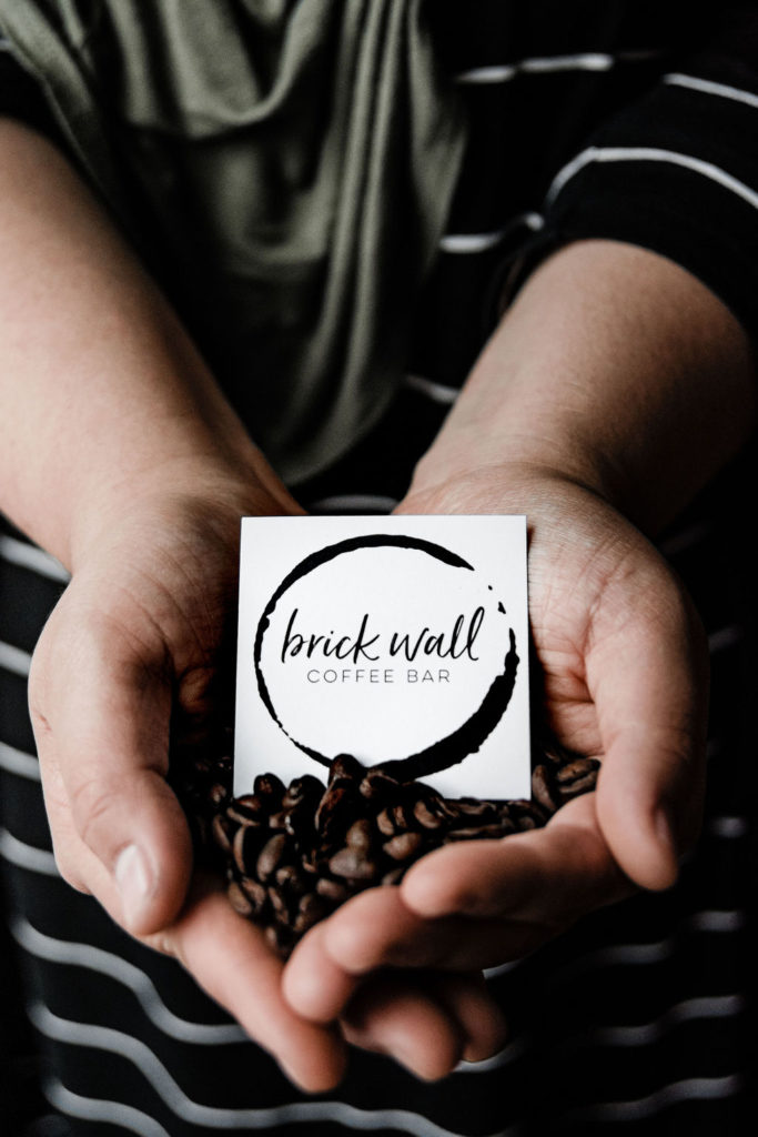 Product Photography Brick Wall Coffee