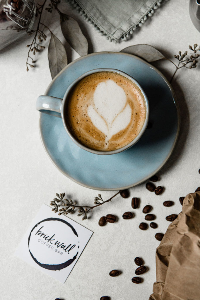 Product Photography Brick Wall Coffee