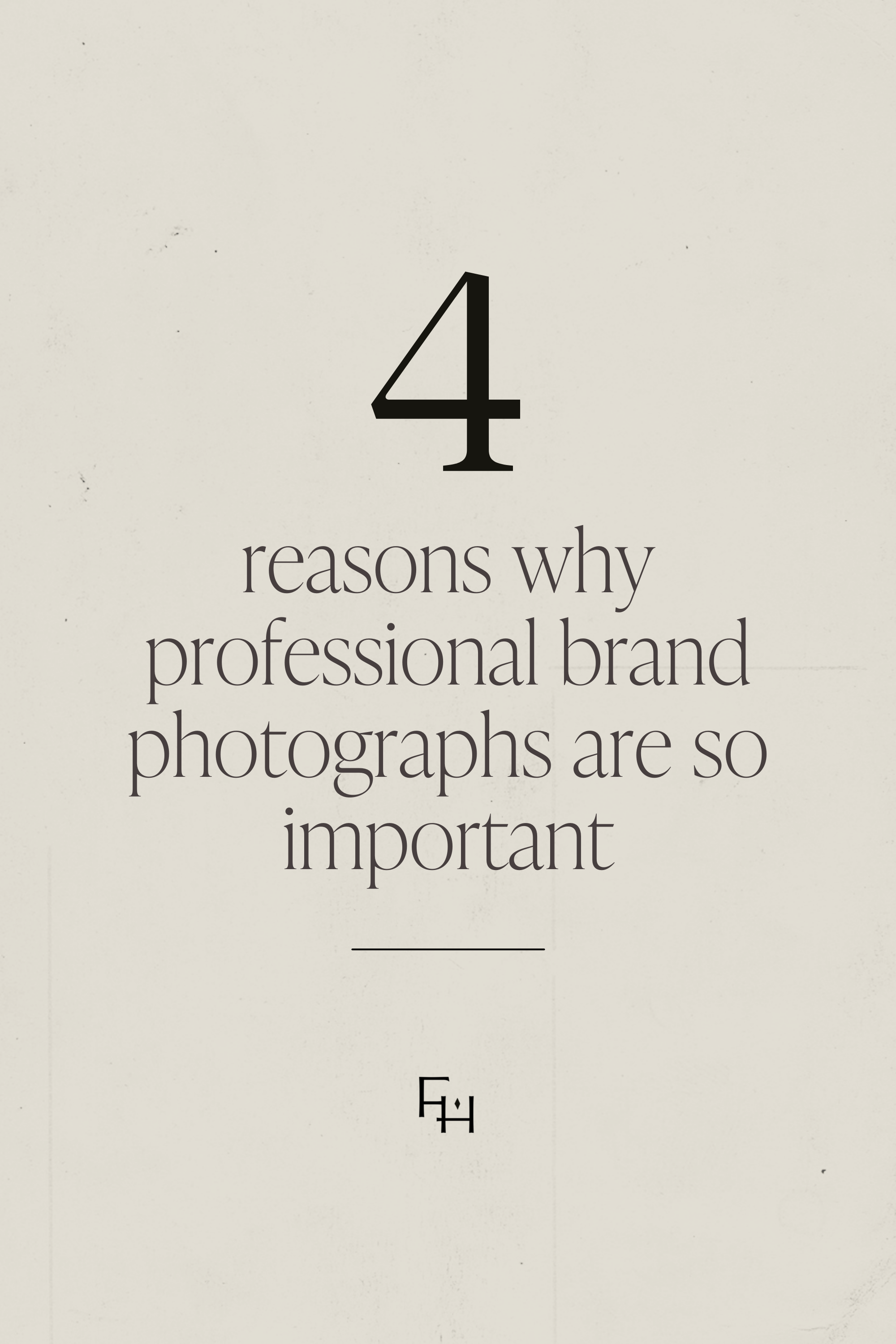 why brand photography is so important