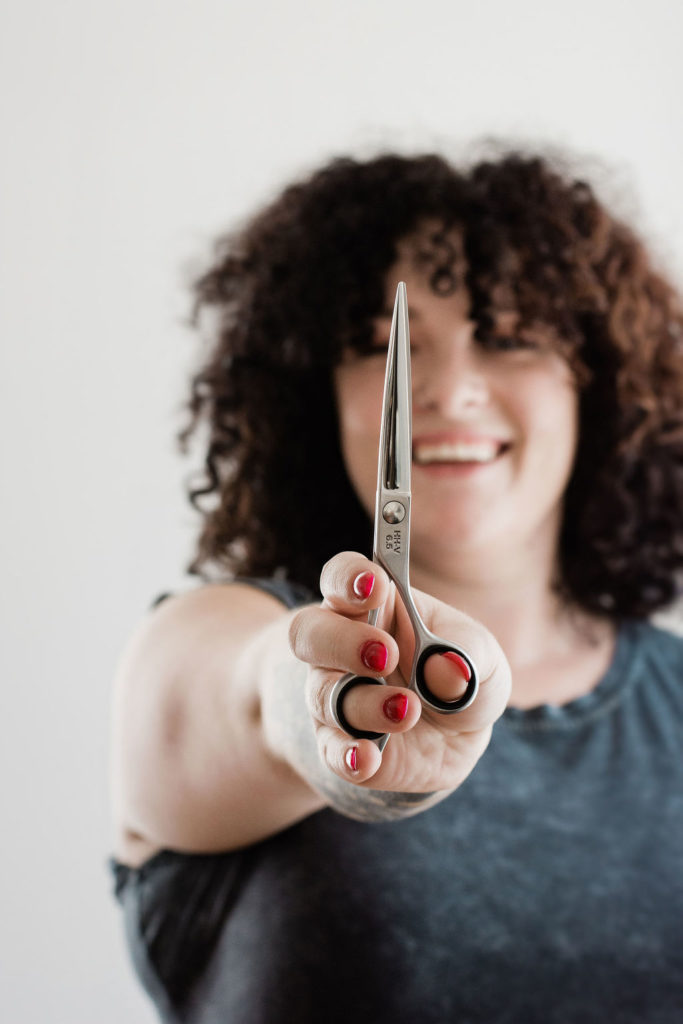 hairstylist branding photoshoot